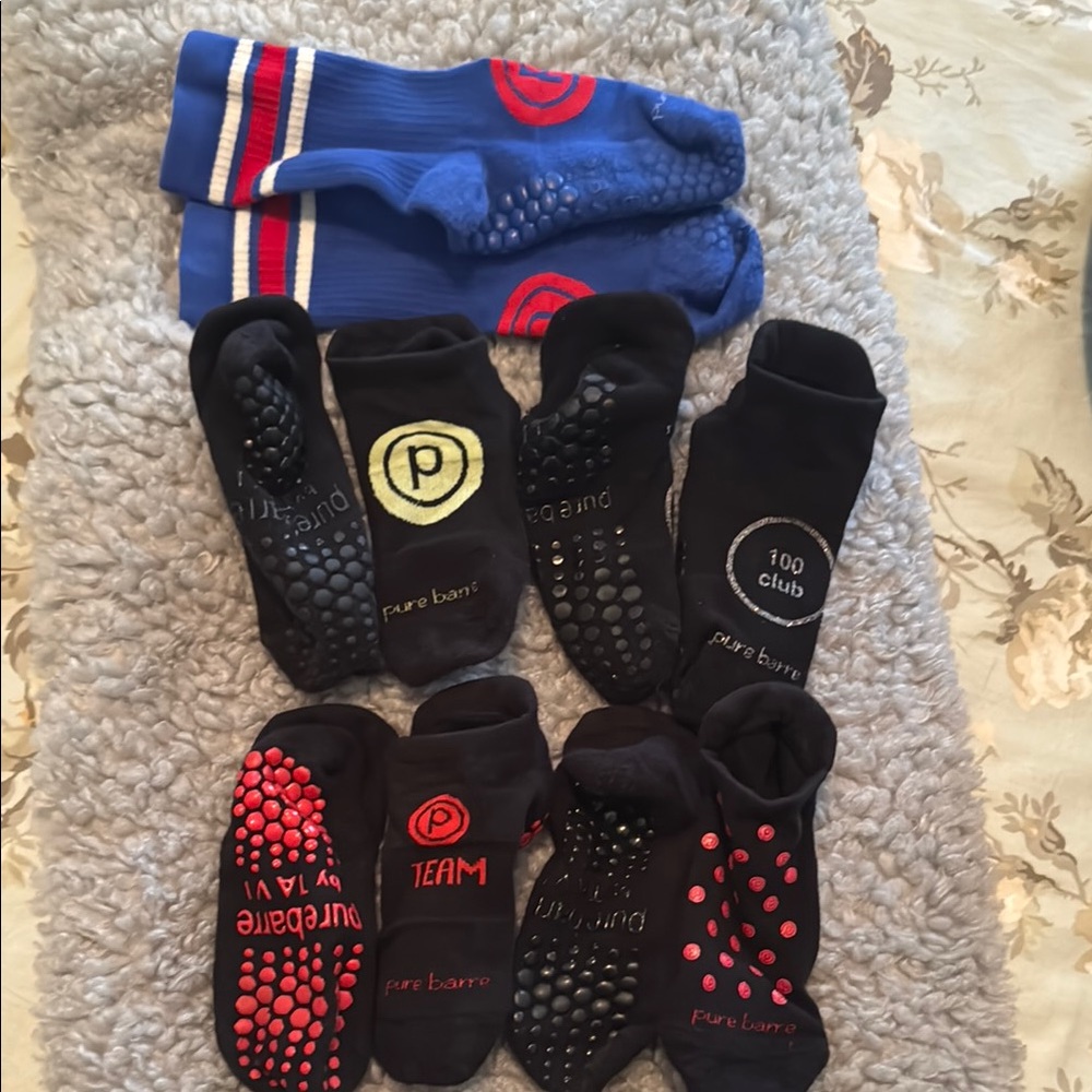 Pure Barre Sticky Grip Socks